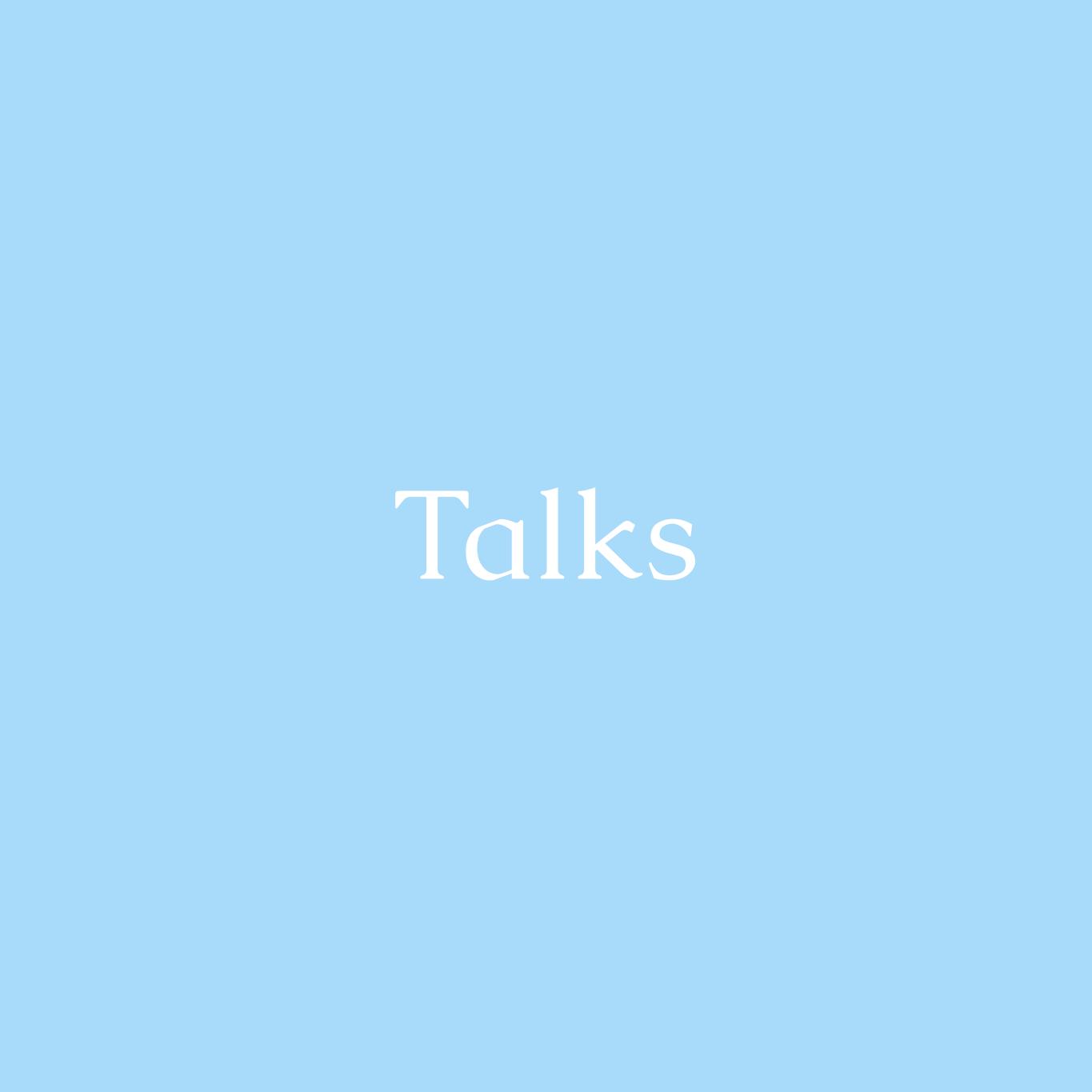 Upcoming Talks Image